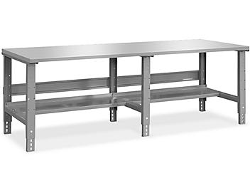 Industrial Packing Table - 96 x 36", Stainless Steel Top H-1222-SS