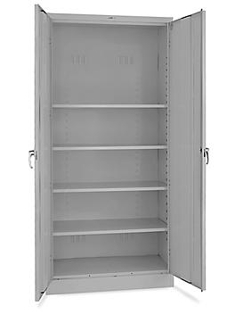 Heavy Duty Storage Cabinet - 36 x 24 x 78", Unassembled, Gray H-1223GR