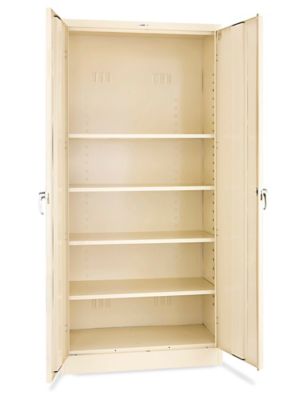 Downtown Storage Cabinet - 2-Shelf, Gray H-6859GR - Uline