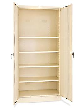 Heavy Duty Storage Cabinet - 36 x 24 x 78", Unassembled, Tan H-1223T