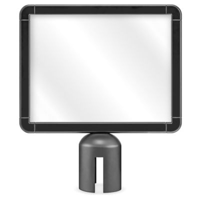 Outdoor Crowd Control Sign - 16' Belt, 11 x 8 1/2" H-12246