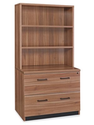 Metro Lateral File Cabinet with Hutch H-12331