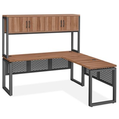 Metro Office L-Desk with Hutch - 72 x 72