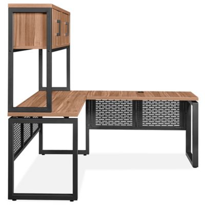 Metro Office L-Desk with Hutch - 72 x 72