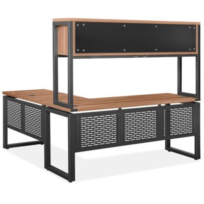 Metro Office L-Desk with Hutch - 72 x 72