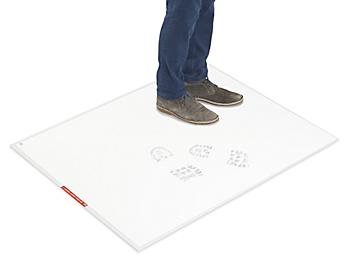 Clean Mat Sheets with Frame - 36 x 45", White H-1238W