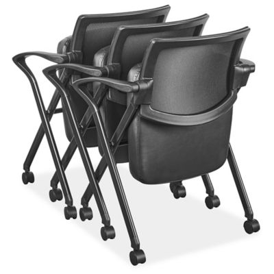 Mesh Chairs Nested