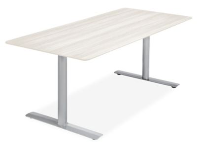 Deluxe Café Table - 72 x 36", White Wood H-12479W