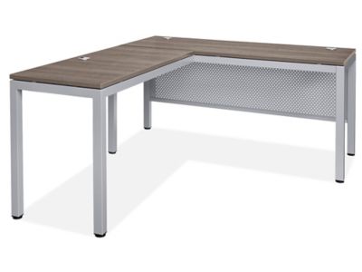 Downtown Office L-Desk - 60 x 72", Gray H-12494GR