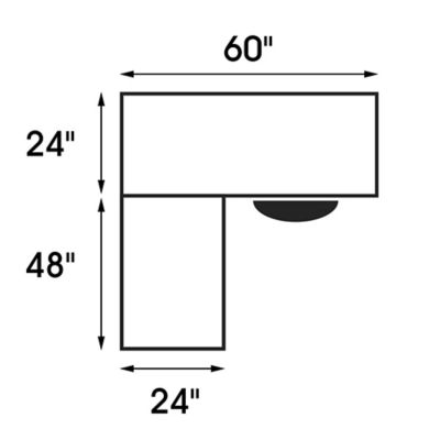 Downtown Office L-Desk
