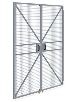 Hinged Double Door for Wire Security Room - 6 x 8' H-12579