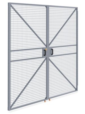 Hinged Double Door for Wire Security Room - 8 x 8' H-12580