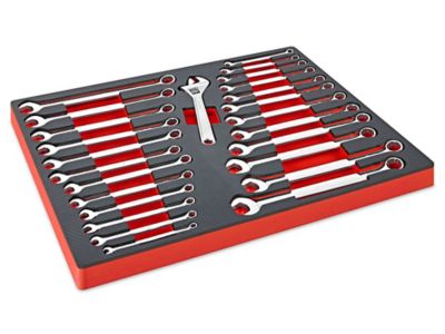 Uline Loaded Toolbox Foam - Wrench Set H-12741
