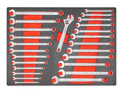 Uline Loaded Toolbox Foam - Wrench Set H-12741 - ULINE