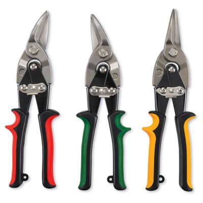 Uline Aviation Snips Set - 3-Piece H-12748