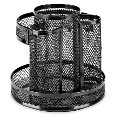Wire Mesh Rotating Pen Cup H-12751