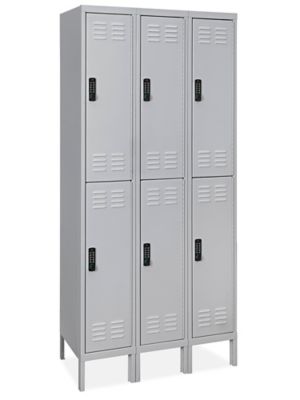Electronic Locker - Double Tier, 3 Wide H-12768