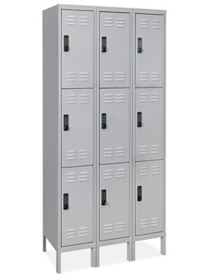 Electronic Locker - Three Tier, 3 Wide H-12769