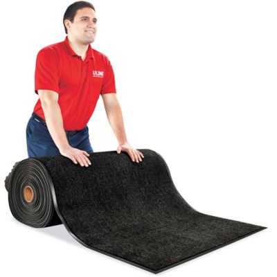 Standard Carpet Mat Runner - 3 x 60', Black H-1277BL - ULINE