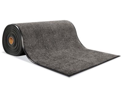 Ribbed Entry Carpet Mat - 3 x 5', Charcoal H-3110GR - Uline