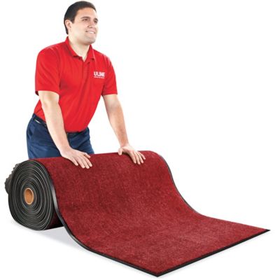 Mud Master Carpet Mat - 3 x 12', Red - ULINE - H-1685R