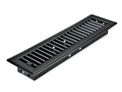 Floor Register - 2 x 12", Matte Black H-12787BL
