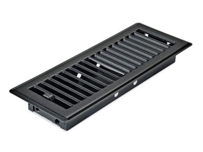 Floor Register - 3 x 10", Matte Black H-12789BL