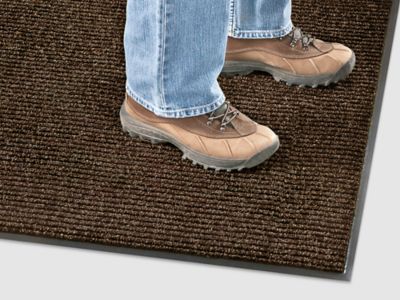 Ribbed Entry Carpet Mat - 3 x 5', Charcoal H-3110GR - Uline