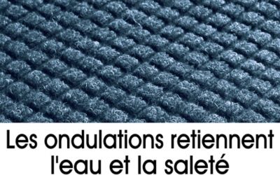 Boutons de fibres sur le tapis
