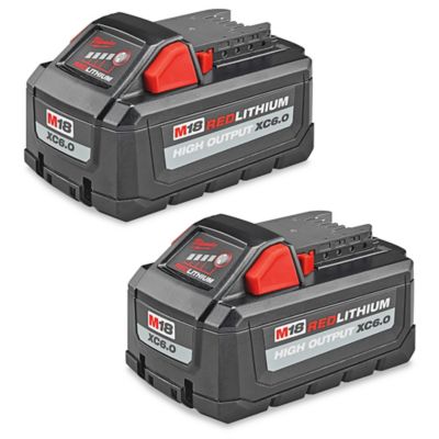 Milwaukee&reg; M18&trade; RedLithium&trade; HIGH OUTPUT&trade; Battery XC6.0 Two Pack H-12851
