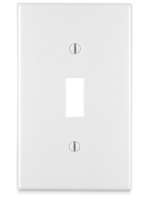 Hubbell&reg; Wall Plate - Toggle Switch, 1-Gang, White H-12855W