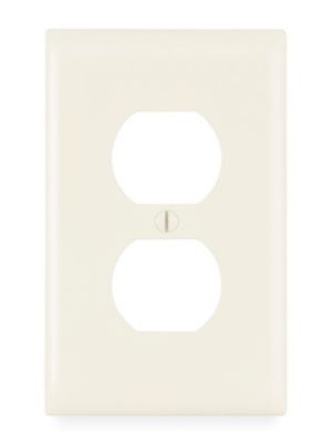 Legrand&reg; Deluxe Wall Plate - Duplex Receptacle, 1-Gang, Light Almond H-12863A