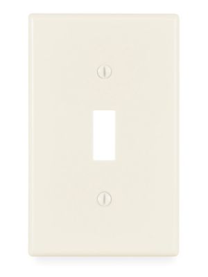 Legrand&reg; Deluxe Wall Plate - Toggle Switch, 1-Gang, Light Almond H-12865A