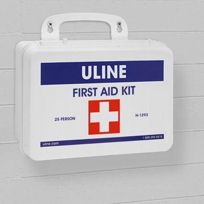 LEINA-WERKE 6639 First aid kit green DIN 13157C with wall bracket