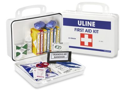 Uline First Aid Kit - 25 Person