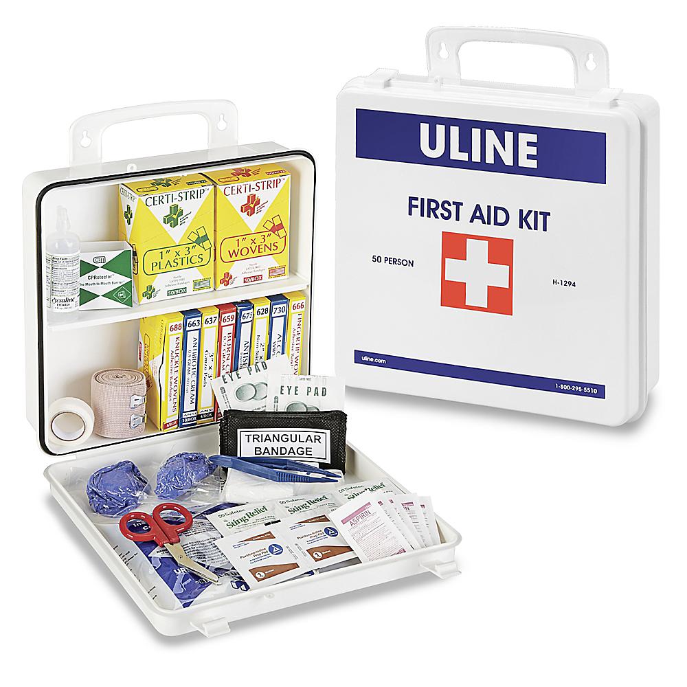 Uline First Aid Kit - 50 Person H-1294 - Uline