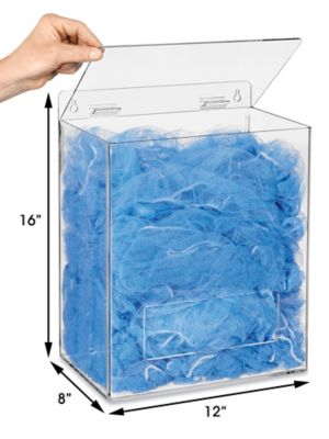 All Purpose Acrylic Dispenser - Single Compartment, 16 x 12 x 8