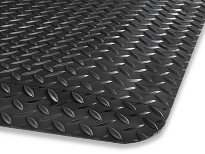 Ultrasoft Diamond Plate Anti-Fatigue Mat - 9/16 Thick - 2' x 2' FUD