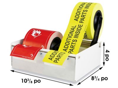 Label/Tape Dispenser - Low-Profile, 10