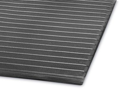 Comfort King Anti-Fatigue Mat - 3 x 12 ft - 1/2 in Thick - Black - Wh1