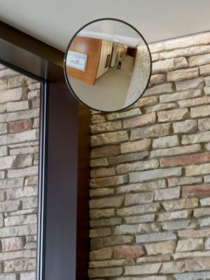 Convex Safety Mirror - 18 Glass, Indoor H-1307-I - Uline