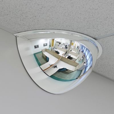 500 Vis Miroir Pozi Tête Dôme Chromé - No.8 X 1 1/2 Pouce