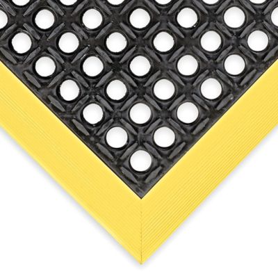 Sanitizing Footbath Mat - 32 x 39, Yellow - ULINE Canada - H-6565