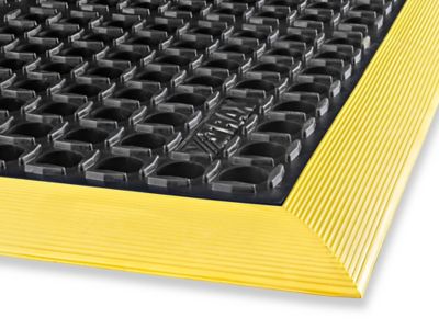 Anti-Fatigue Mat - 3/8 Thick, 2 x 6', Gray - ULINE - H-712GR