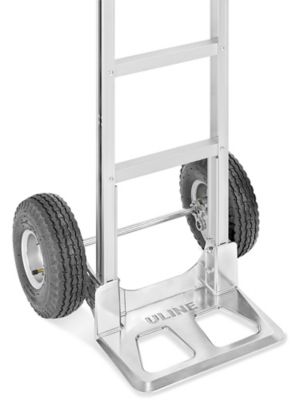 Uline Standard Aluminum Hand Truck - Pneumatic Wheels H-1362 - ULINE