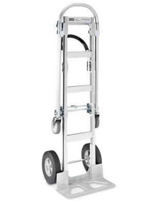 Uline Aluminum 3-In-1 Hand Truck - Solid Wheels H-4124 - Uline