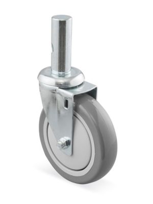 Polyurethane Caster for Uline Convertible Aluminum Hand Trucks - Swivel, 5 x 1 1/4" H-1363-SWCA