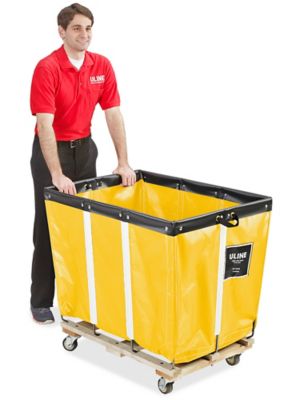 Vinyl Basket Truck - 12 Bushel, Yellow H-1373Y