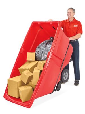 Rubbermaid&reg; Standard Tilt Truck - 1 Cubic Yard, Red H-1378R