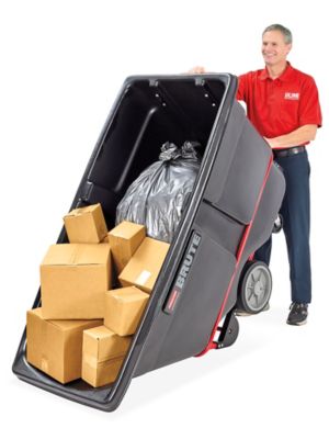 Rubbermaid&reg; Heavy Duty Tilt Truck - 1 Cubic Yard, Black H-1380BL